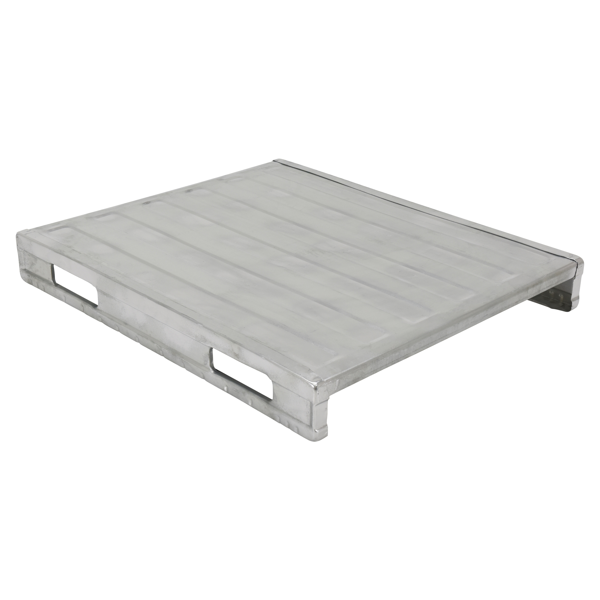 Vestil Galvanized Steel Solid Deck Pallet - 39.5in. x 47in. x 6.5in., 4000 lb Capacity, Model# SDSP-4048